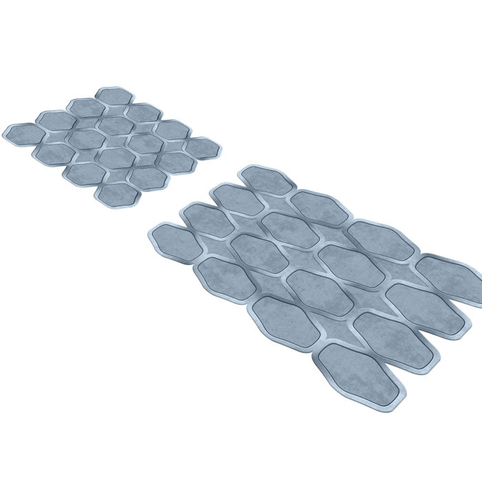 Mijölnir Juego de alfombrillas de baño Azul (2 piezas) Mijölnir Juego de alfombrillas de baño Azul (2 piezas)